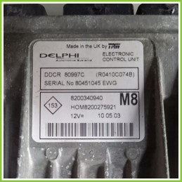 Centralina Iniezione Usata DELPHI DDCR80997C
