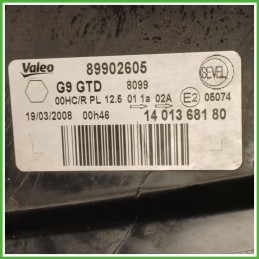 Faro Fanale Proiettore Anteriore Sinistro SX VALEO 89902605 FIAT SCUDO 3H 1401368180 Usato