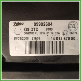 Faro Fanale Proiettore Anteriore Destro DX VALEO 89902604 FIAT SCUDO 3H 1401367980 Usato