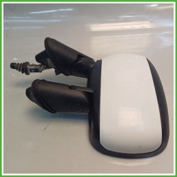 Specchio Specchietto Retrovisore Destro DX BIANCO FIAT DOBLO 2W 2003 2005 Originale Usato
