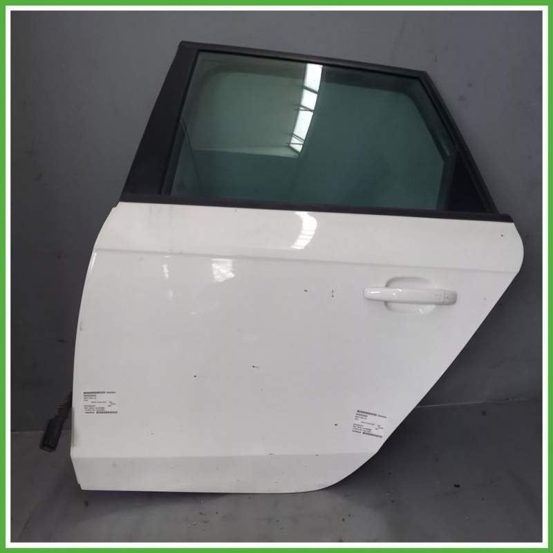 Porta Portiera Sportello Posteriore Sinistra SX BIANCO B4 B9A VOLKSWAGEN GOLF 5K/AJ Berlina 2008 2012 Originale Usato