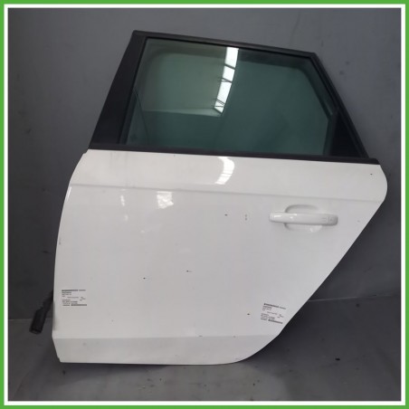 Porta Portiera Sportello Posteriore Sinistra SX BIANCO B4 B9A VOLKSWAGEN GOLF 5K/AJ Berlina 2008 2012 Originale Usato