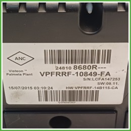 Quadro strumenti contachilometri tachimetro VISTEON VPFRRF-10849-FA RENAULT CLIO 4a Serie 1.5 dCi 248102017R