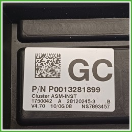 Quadro strumenti contachilometri tachimetro JOHNSON CONTROLS NS7893457 OPEL CORSA S07 1.3 16V 13252135