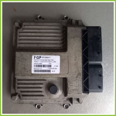 Centralina Motore Iniezione ECU MAGNETI MARELLI MJD6JF.P3 FIAT PUNTO 2U 1.3 MJT 16V 55195817 Diesel 2003 2007