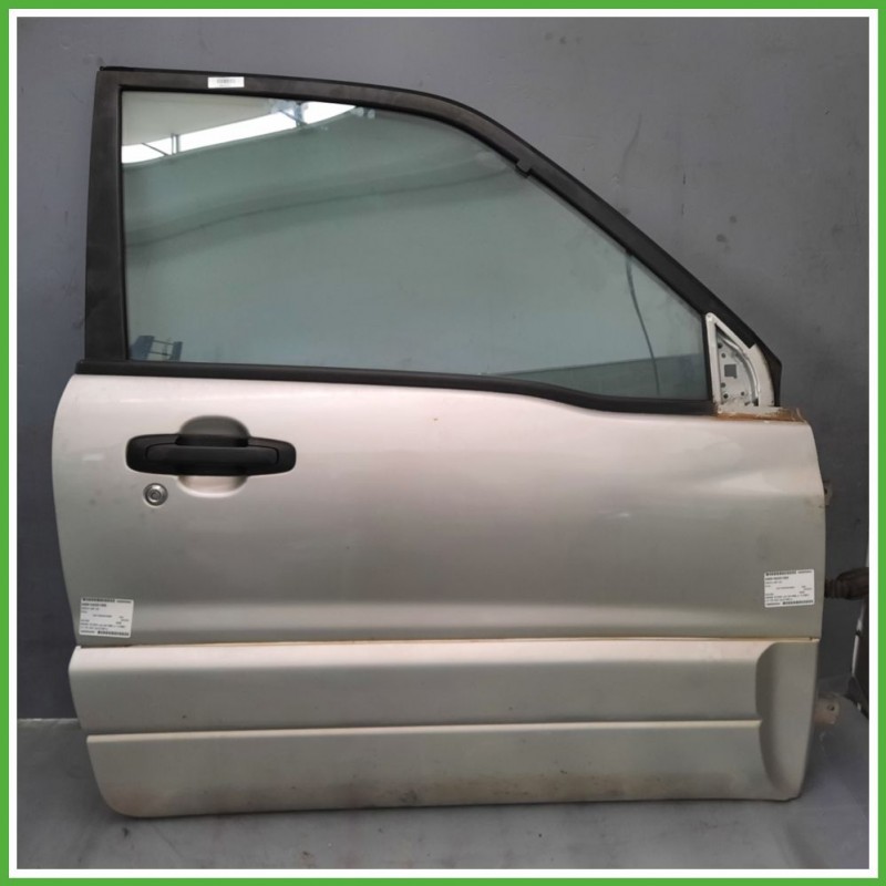 Porta Portiera Sportello Anteriore Destra DX GRIGIO CHIARO SUZUKI GRAND VITARA SUV 1998 2007 Originale Usato