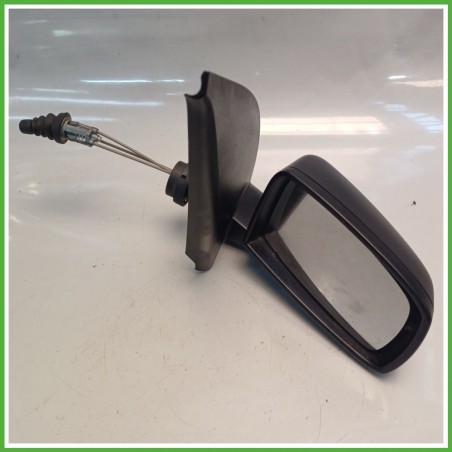 Specchio Specchietto Retrovisore Destro DX GOFFRATO FIAT PANDA 2Q 2003 2010 FICOSA FICOMIRRORS Originale Usato