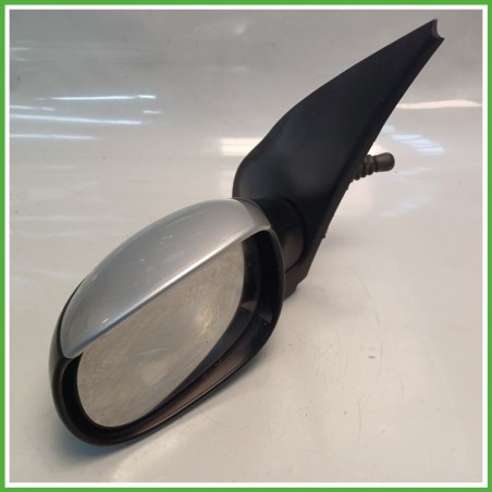 Specchio Specchietto Retrovisore Sinistro SX GRIGIO PEUGEOT 206 1998 2009 MAGNETI MARELLI Originale Usato