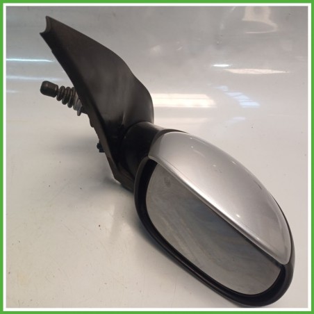 Specchio Specchietto Retrovisore Destro DX GRIGIO PEUGEOT 206 1998 2009 MAGNETI MARELLI Originale Usato