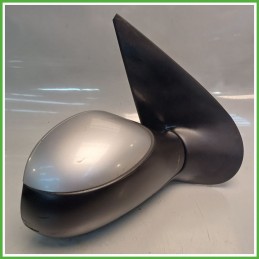 Specchio Specchietto Retrovisore Destro DX GRIGIO PEUGEOT 206 1998 2009 MAGNETI MARELLI Originale Usato