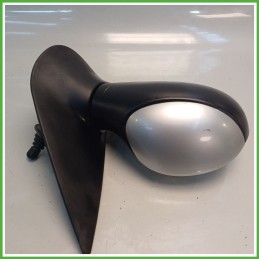 Specchio Specchietto Retrovisore Destro DX GRIGIO PEUGEOT 206 1998 2009 MAGNETI MARELLI Originale Usato