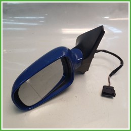 Specchio Specchietto Retrovisore Sinistro SX BLU 1C A5C VOLKSWAGEN POLO 3a Serie 1994 2001 Originale Usato