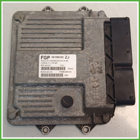 Centralina Motore Iniezione ECU MAGNETI MARELLI MJD6J0.CA OPEL CORSA X01 1.3 16V 51kw 55197119 2000 2006