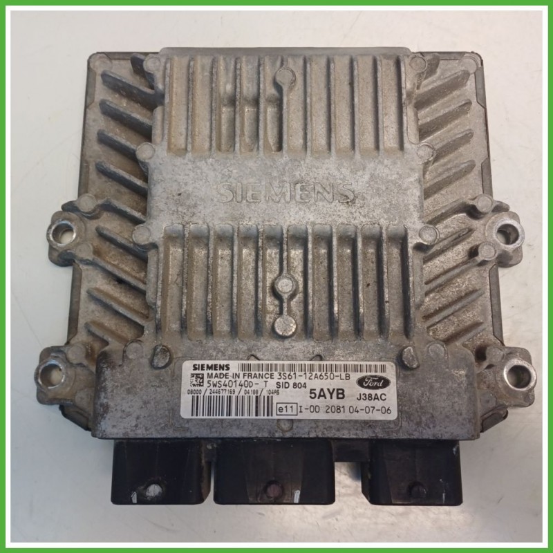 Centralina Motore Iniezione ECU SIEMENS 5WS40140D-T FORD FIESTA CBK 1.4 50kw 1303232 2002 2005