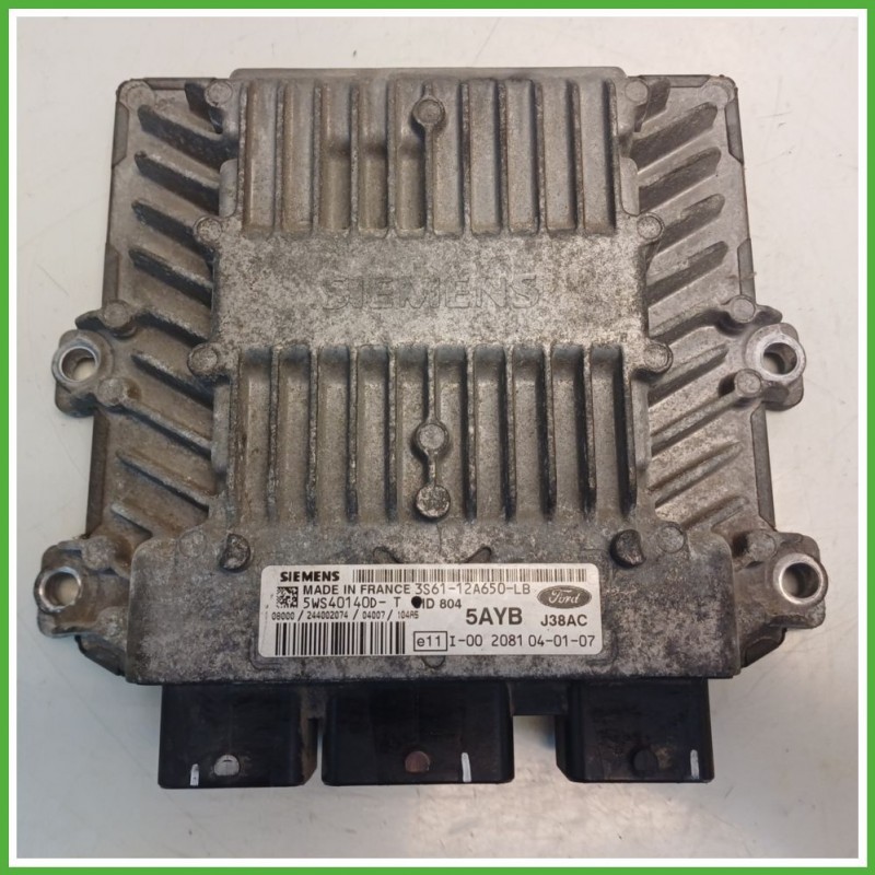 Centralina Motore Iniezione ECU SIEMENS 5WS40140D-T FORD FUSION CBK 1.4 50kw 1303232 2002 2011