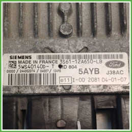 Centralina Motore Iniezione ECU SIEMENS 5WS40140D-T FORD FUSION CBK 1.4 50kw 1303232 2002 2011