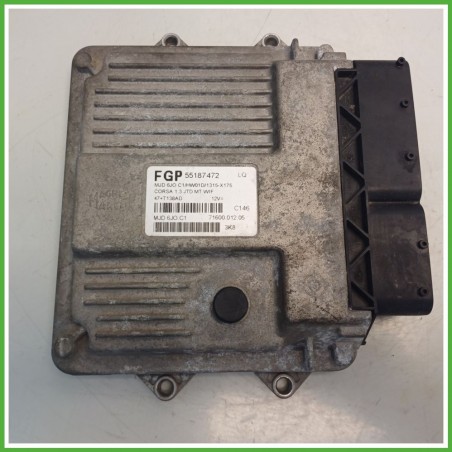 Centralina Motore Iniezione ECU MAGNETI MARELLI MJD6JO.C1 OPEL CORSA X01 1.3 16V 51kw 55197119 2000 2006