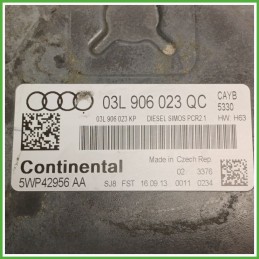 Centralina Motore Iniezione ECU CONTINENTAL 5WPO42956AA AUDI A1 8X 1.6 TDI 66kw 03L906023QC 2010 2016