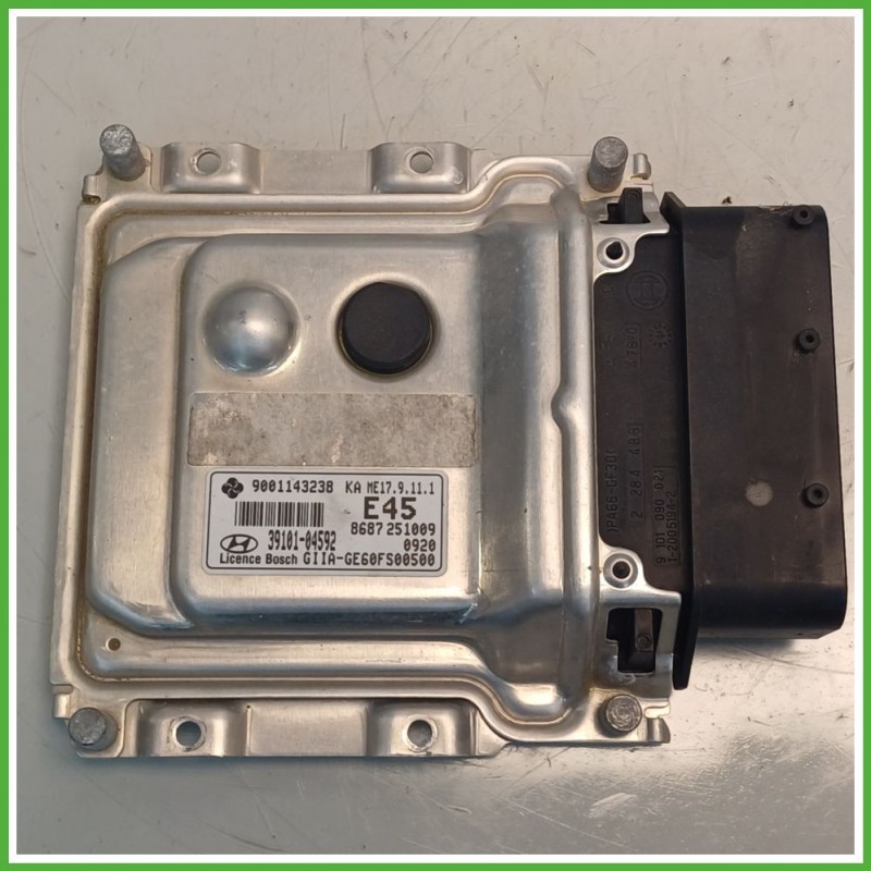 Centralina Motore Iniezione ECU BOSCH GIIA-GE60FS00500 HYUNDAI i10 1.0 49kw 3910104560 2013 2017