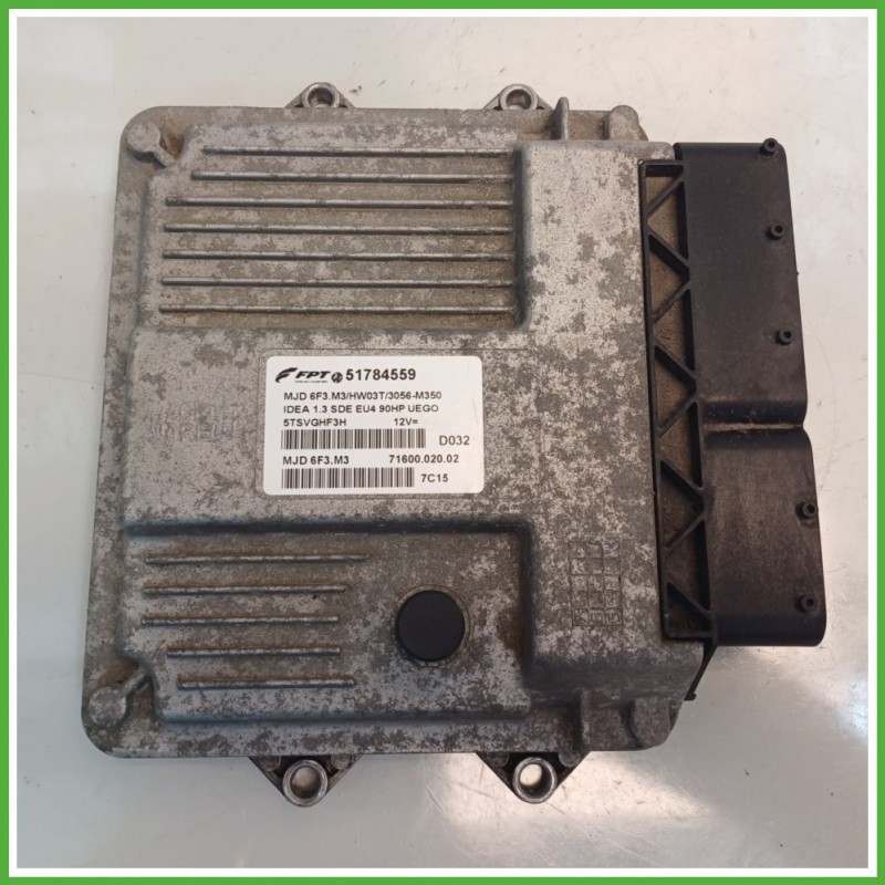 Centralina Motore Iniezione ECU MAGNETI MARELLI MJD6F3.M3 FIAT IDEA 4D/2S 1.3 16V 66kw 51784559 2003 2012