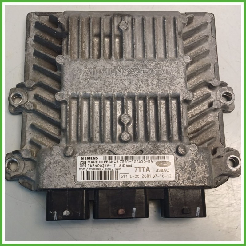 Centralina Motore Iniezione ECU SIEMENS 5WS40632A-T FORD FIESTA CBK 1.4 50kw 1303232 2005 2008