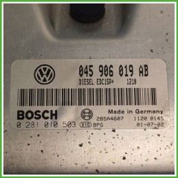 Centralina Motore Iniezione ECU BOSCH 0281010503 VOLKSWAGEN POLO 9N 1.4 TDI 55kw 045906019AP 2001 2005