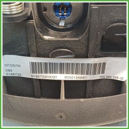 Airbag Guidatore Sinistro SX FIAT DOBLO 2W 1.6 16V 5186722 2003 2005 AUTOLIV 605013568C