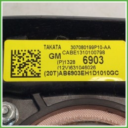 Airbag Guidatore Sinistro SX CHEVROLET (DAEWOO) CRUZE J300 13286903 2009 2014 TAKATA 307080199P10-AA