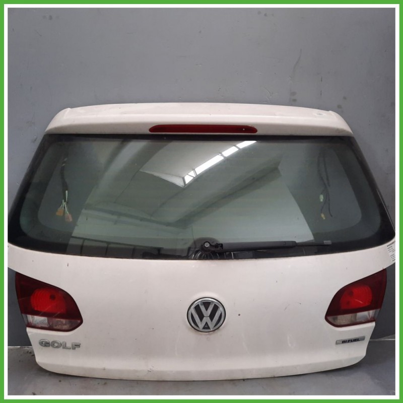 Portellone Bagagliaio Cofano Baule Posteriore VOLKSWAGEN GOLF 5K/AJ 2008 2012 BIANCO B4 B9A Berlina Originale Usato