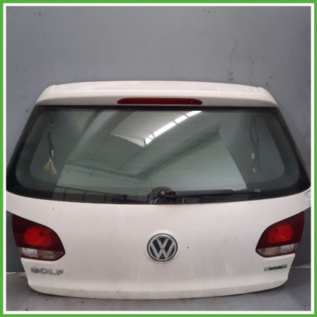 Portellone Bagagliaio Cofano Baule Posteriore VOLKSWAGEN GOLF 5K/AJ 2008 2012 BIANCO B4 B9A Berlina Originale Usato