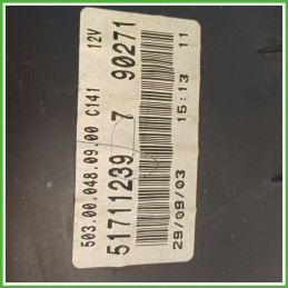 Quadro strumenti contachilometri tachimetro VEGLIA BORLETTI 503.00.048.09.00 FIAT PANDA 2Q 1.2 51711239