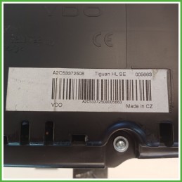 Quadro strumenti contachilometri tachimetro VDO A2C53293368 VOLKSWAGEN TIGUAN 5N 1.4 5N0920870CZ02