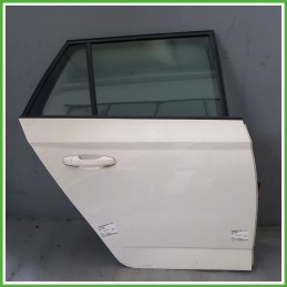 Porta Portiera Sportello Posteriore Destra DX BIANCO 9P F9E SKODA FABIA NJ Station Wagon 2018 2021 Originale Usato