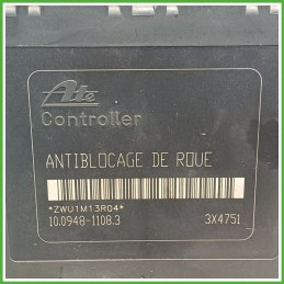 Centralina ABS Modulo Pompa ATE 10.0948-1108.3 454143 PEUGEOT 206 Originale Usato