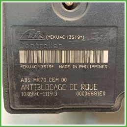 Centralina ABS Modulo Pompa ATE 10.0970-1119.3 4541FX CITROEN C3 2a Serie Originale Usato