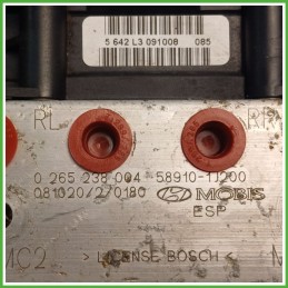 Centralina ABS Modulo Pompa BOSCH 0265950980 589101J200 HYUNDAI i20 Originale Usato