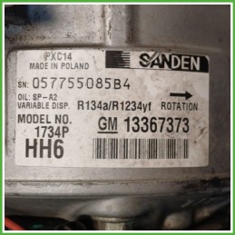 Compressore Clima AC Aria Condizionata SANDEN PXC14 OPEL ASTRA B16 39157291