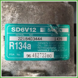 Compressore Clima AC Aria Condizionata SANDEN SD6V12 CITROEN C3 2a Serie 9800821980