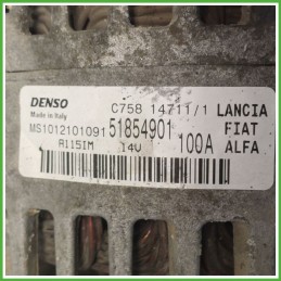 Alternatore DENSO MS1012101091 FIAT DOBLO 3V 52003507