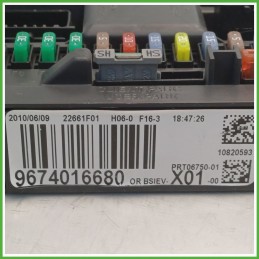Body Computer Centralina Modulo BCM BSI VALEO PRT06750-01 CITROEN DS3 1.6 9674016680 2009 2011