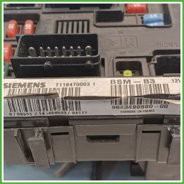Body Computer Centralina Modulo BCM BSI SIEMENS T118470003 CITROEN C3 2a Serie 1.4 96434988 2005 2010