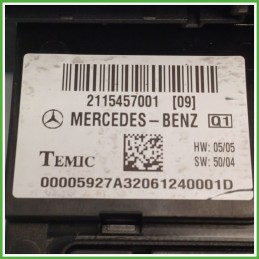 Body Computer Centralina Modulo BCM BSI TEMIC MERCEDES-BENZ Classe E W/S211 CDI 2115457001[09] 2002 2007