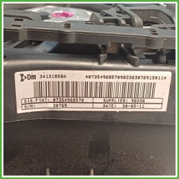 Airbag Guidatore Sinistro SX FIAT DOBLO 3V 1.6 16V 735496857 2009 2015 DM DALPHIMETAL 34121858A