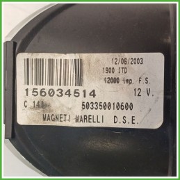 Quadro strumenti contachilometri tachimetro MAGNETI MARELLI 503350010600 ALFA ROMEO 156 X1 1.9 8V JTD 156034514