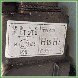 Faro Fanale Proiettore Anteriore Destro DX TYC 20-B777 VOLKSWAGEN GOLF 5K/AJ 5K1941006S Usato