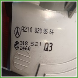 Fanale Fanalino Posteriore Sinistro SX ULO 218521 MERCEDES-BENZ Classe E W/S210 A2108203764 Usato