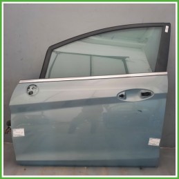 Porta Portiera Sportello Anteriore Sinistra SX AZZURRO AVALON FORD FIESTA CB1 Berlina 2008 2013 Originale Usato