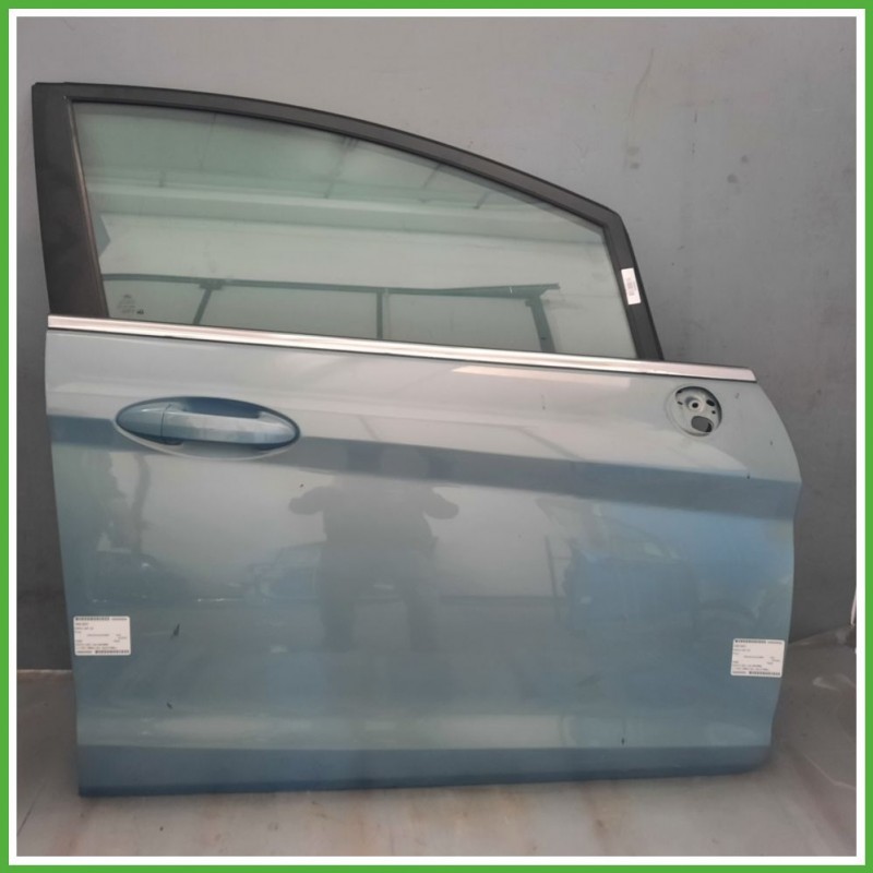 Porta Portiera Sportello Anteriore Destra DX AZZURRO AVALON FORD FIESTA CB1 Berlina 2008 2013 Originale Usato