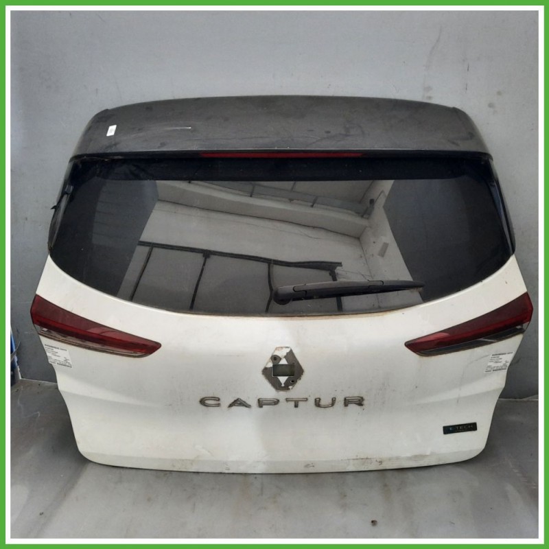 Portellone Bagagliaio Cofano Baule Posteriore RENAULT CAPTUR 2A SERIE PLUG-IN 2020 BIANCO Originale Usato