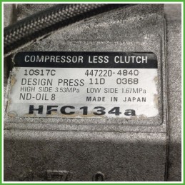 Compressore Clima AC Aria Condizionata DENSO 10S17CX JEEP GRAND CHEROKEE WG KRL116839AA